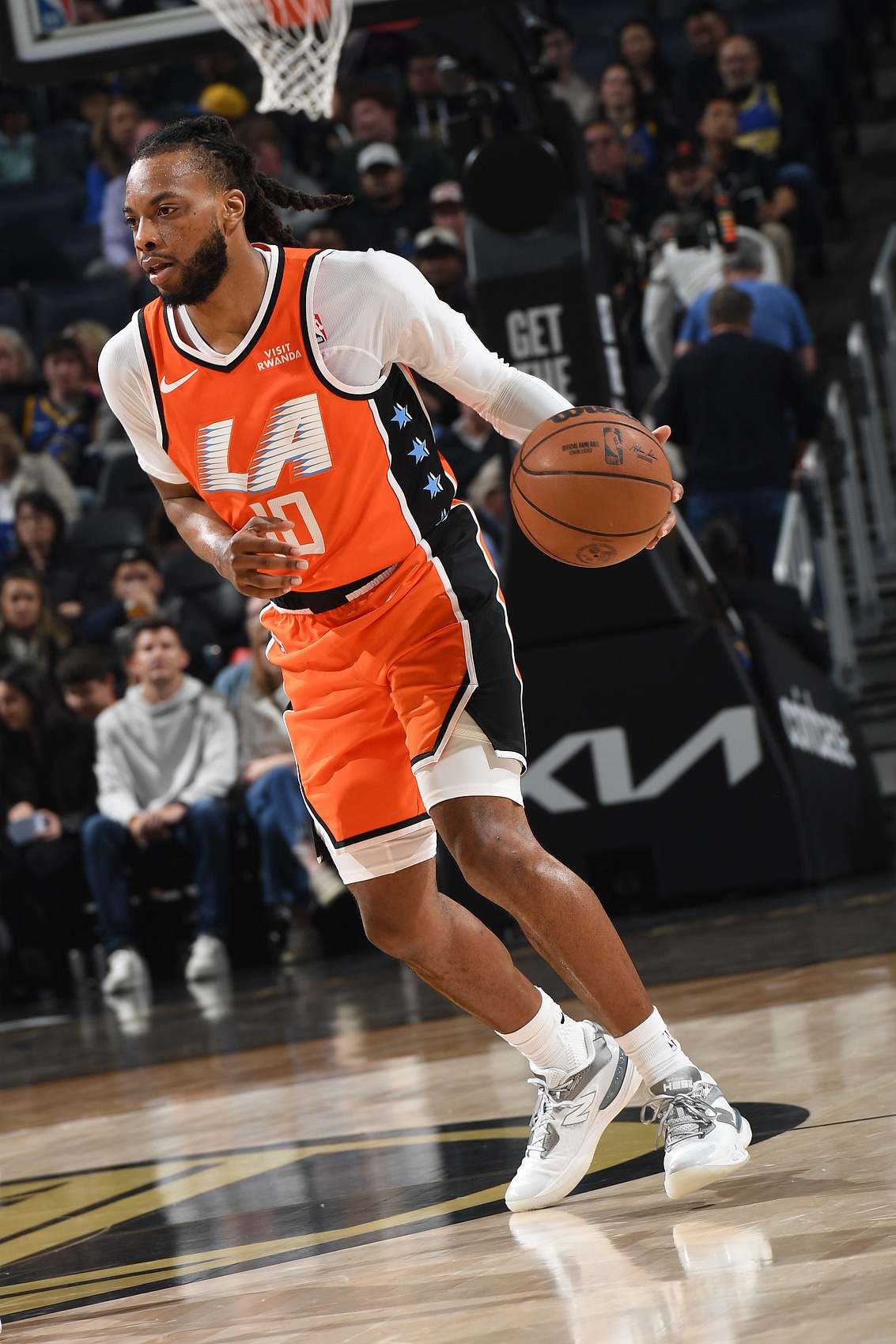 篮球-加兰谈首秀替补：想融入球队&amp;不想破坏势头 起初不适应&amp;后来好了